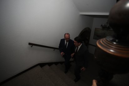 Juan Carlos Suárez-Quiñones y Marco Morala firmaron el convenio.