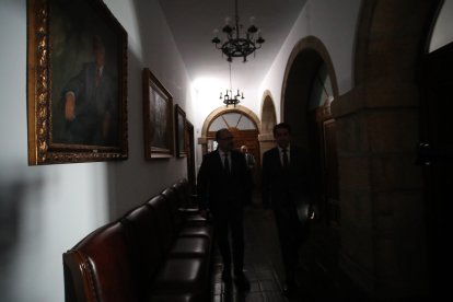 Juan Carlos Suárez-Quiñones y Marco Morala firmaron el convenio.