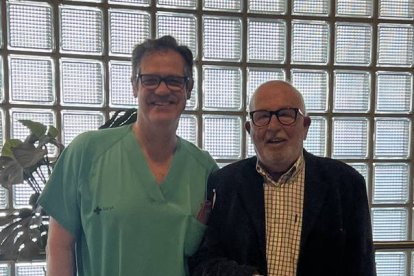Mario Castaño y Ramón García Calabozo, impulsor del proyecto en León.