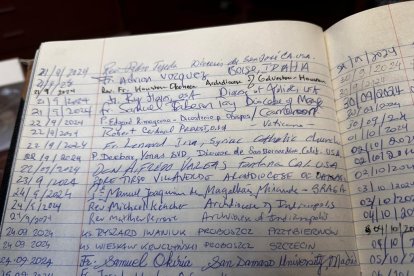 El papa León XIV visitó Ávila el 22 de septiembre de 2024.