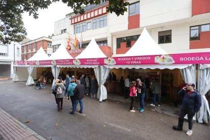 La feria vitivinícola referente en la comarca se celebra en la plaza Mayor cacabelense durante todo el fin de semana.