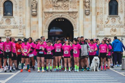 León corre por el párkinson.