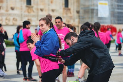 León corre por el párkinson.