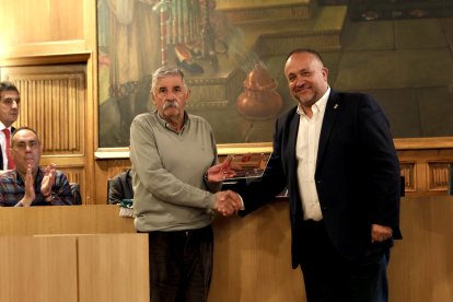 Manuel Ortiz junto a Álvarez Courel.