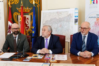 Presentación del nuevo mapa provincial de León del Instituto Geográfico Nacional (IGN).