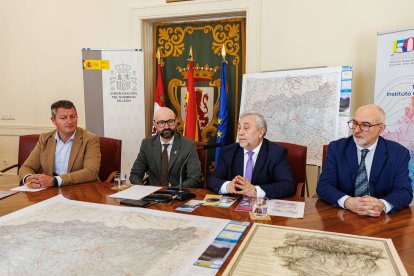 Presentación del nuevo mapa provincial de León del Instituto Geográfico Nacional (IGN).