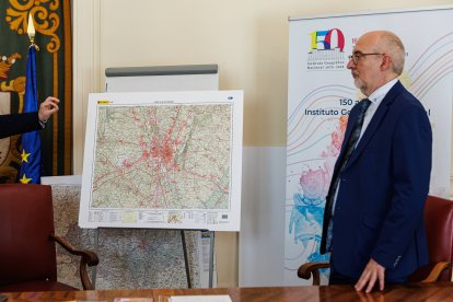 Presentación del nuevo mapa provincial de León del Instituto Geográfico Nacional (IGN).