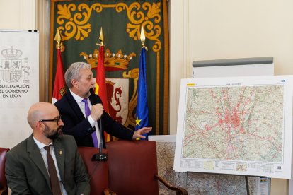 Presentación del nuevo mapa provincial de León del Instituto Geográfico Nacional (IGN).