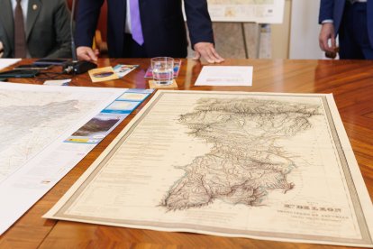 Presentación del nuevo mapa provincial de León del Instituto Geográfico Nacional (IGN).
