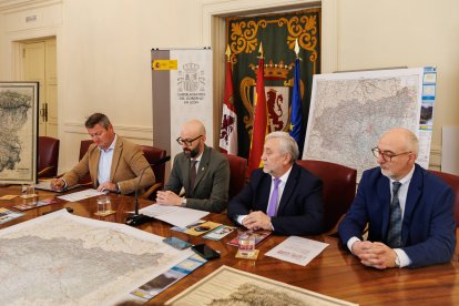 Presentación del nuevo mapa provincial de León del Instituto Geográfico Nacional (IGN).