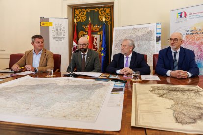 Presentación del nuevo mapa provincial de León del Instituto Geográfico Nacional (IGN).
