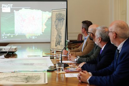 Presentación del nuevo mapa provincial de León del Instituto Geográfico Nacional (IGN).