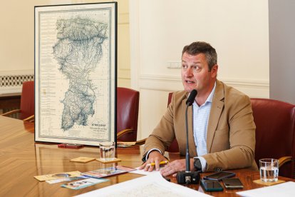 Presentación del nuevo mapa provincial de León del Instituto Geográfico Nacional (IGN).