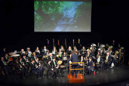 Concierto de bandas de música.