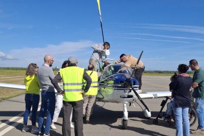 Jornada de Vuelo Adaptado en la Base Aérea de León