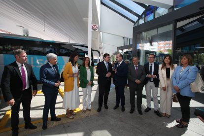 Inauguración de la renovada estación de autobuses de Ponferrada