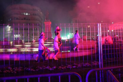 La Cultural celebra el ascenso a Segunda División en Guzmán.