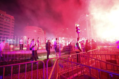 La Cultural celebra el ascenso a Segunda División en Guzmán.