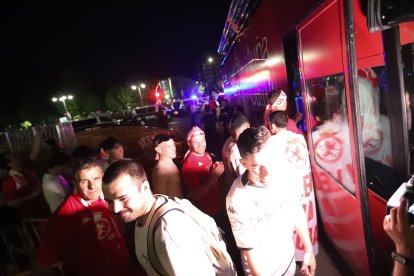 La Cultural celebra el ascenso a Segunda División en Guzmán.