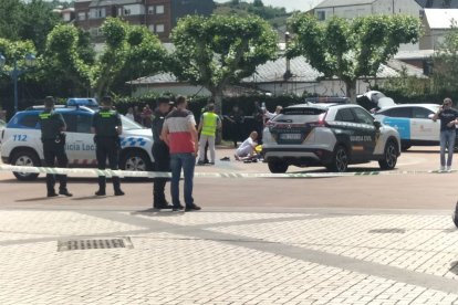 La zona, acordonada