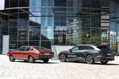 Two generations, more than 50 years of design and engineering history. The Audi C1, founding model of the series, meets the Audi C9, the new Audi A6 Avant.