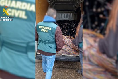 Se han intervenido y recuperado multitud de herramientas y un total de 8.200 kilos de cobre sustraído