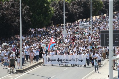 Marea blanca para pedir una Sanidad digna en el Bierzo.