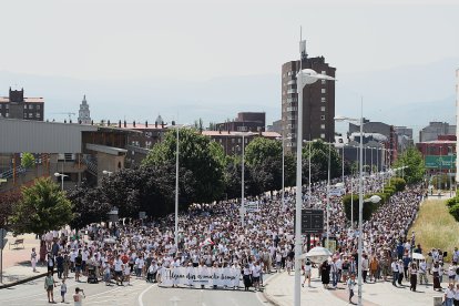 Marea blanca para pedir una Sanidad digna en el Bierzo.