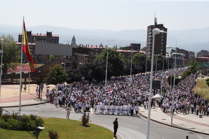 Marea blanca para pedir una Sanidad digna en el Bierzo.
