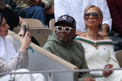 Spike Lee fue a ver la gran final masculina de Roland Garros en París.