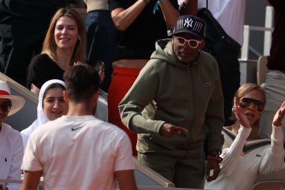 Spike Lee fue a ver la gran final masculina de Roland Garros en París.