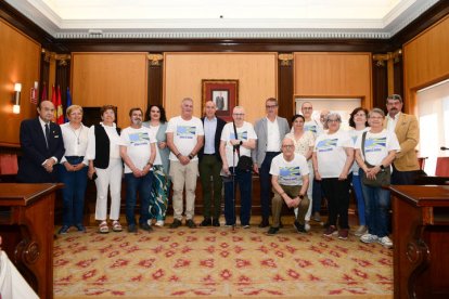 Acto en el Ayuntamiento de León.