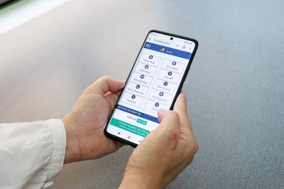 Página de inicio de la aplicación disponible para los regantes.