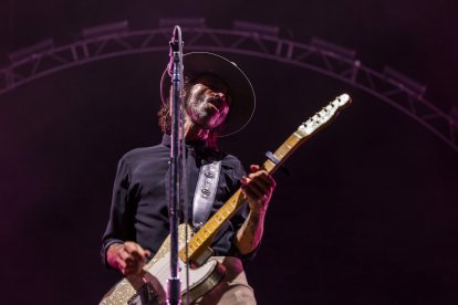 Leiva en un concierto.