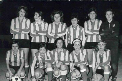 El equipo del San Andrés (Sant Andréu hoy) en los años 60-70.