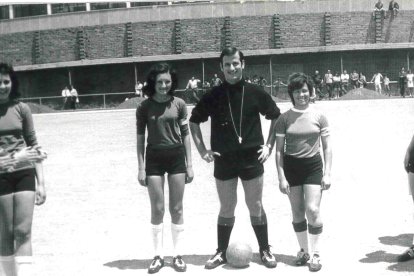 El equipo del San Andrés (Sant Andréu hoy) en los años 60-70.