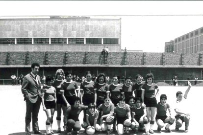 El equipo del San Andrés (Sant Andréu hoy) en los años 60-70.