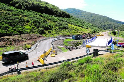 Puente de la Casilla, en Retuerto, con las obras paralizadas.