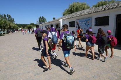 El encuentro reunió a menores saharauis acogidos en familias de Castilla y León.