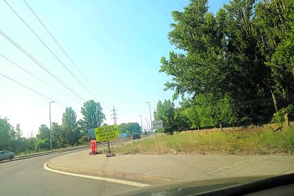 Anuncio de cierre en Sáenz de Miera