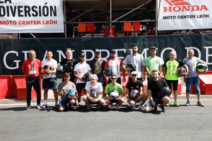 Foto de familia de la categoría de Moto3/GP125