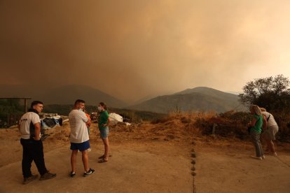 Continúan las labores en la zona de El Acebo