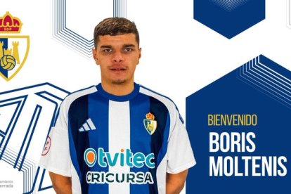El defensa Boris Moltenis.
