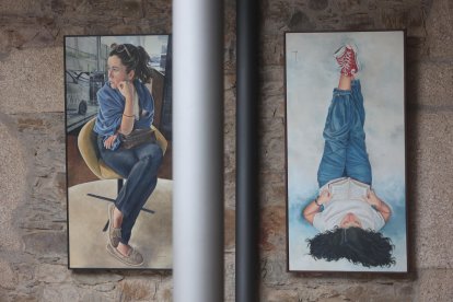 Recorrido por la muestra pictórica de Gema Yolanda Pérez Alonso en el Museo del Bierzo, en Ponferrada.