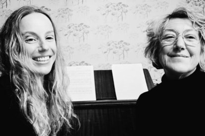 Carolina Laurentiu Granja y Cristina Zabaleta.
