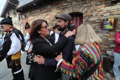 Homenaje en Espinoso de Compludo al brigadista fallecido