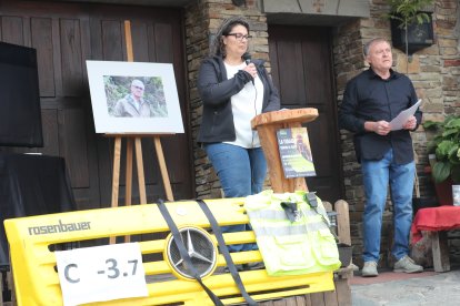 Homenaje en Espinoso de Compludo al brigadista fallecido