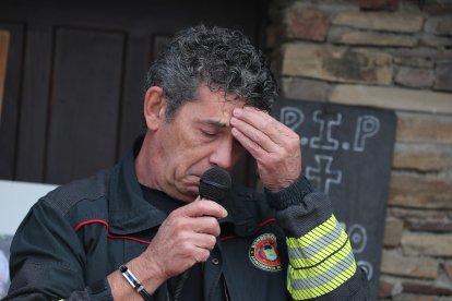 Homenaje en Espinoso de Compludo al brigadista fallecido