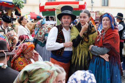 Concurso y desfile de carros engalanados en San Froilán.
