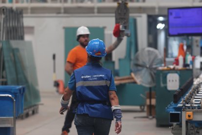 Visita de Carriedo a Tvitec en Cubillos del Sil